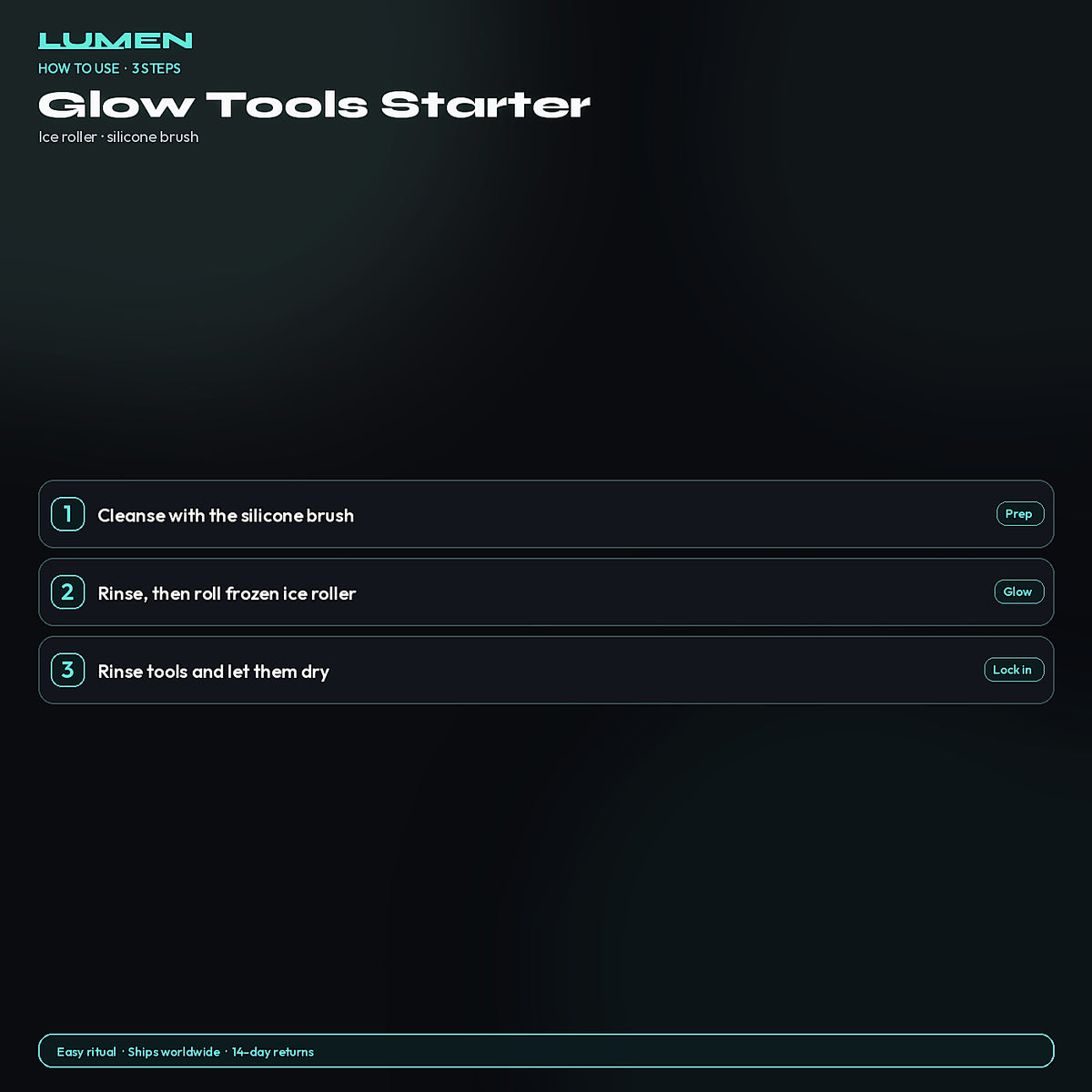 How to use Glow Tools Starter