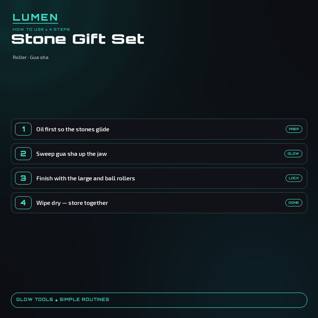 How to use Stone Facial Gift Set