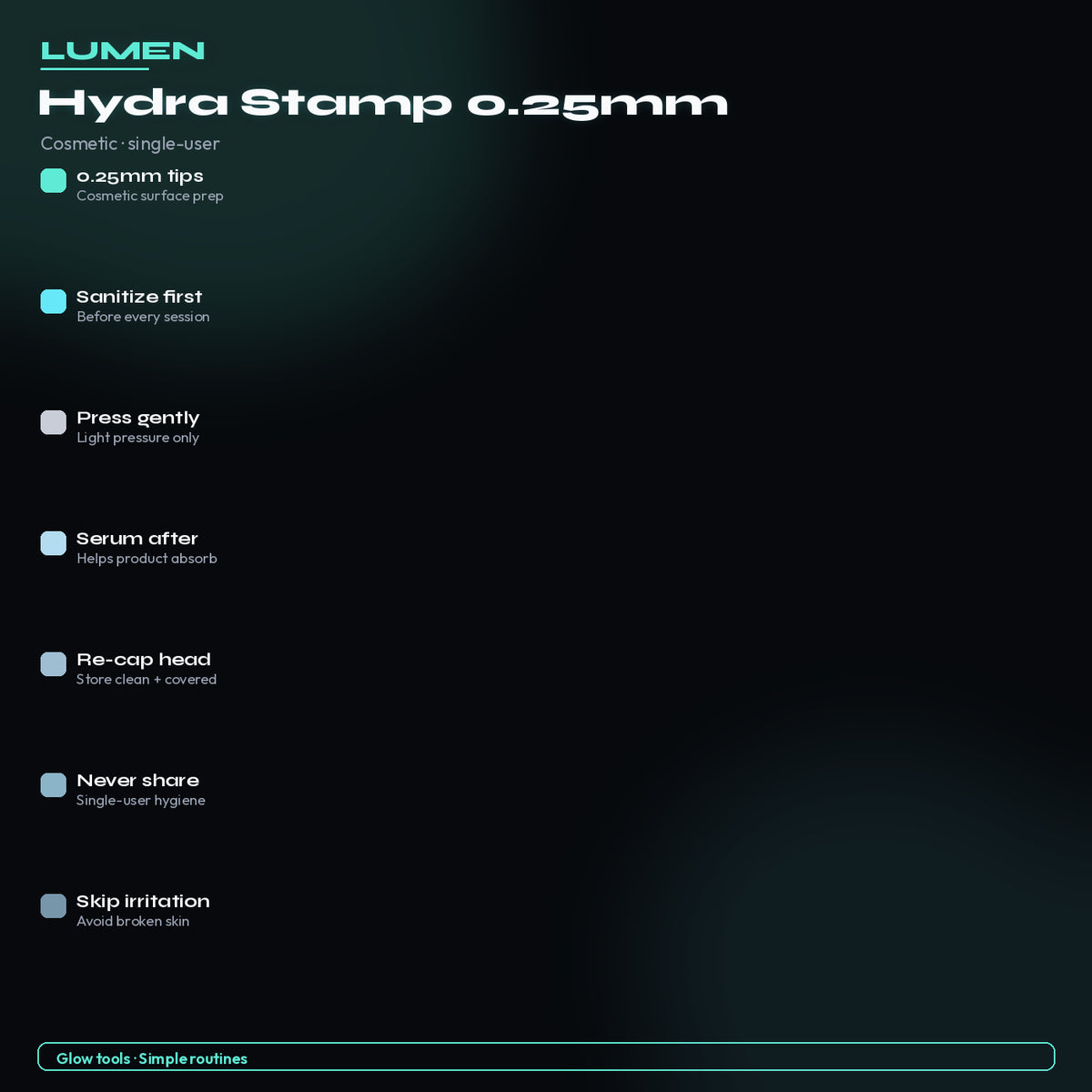 Stamp modes — Hydra Stamp 0.25mm
