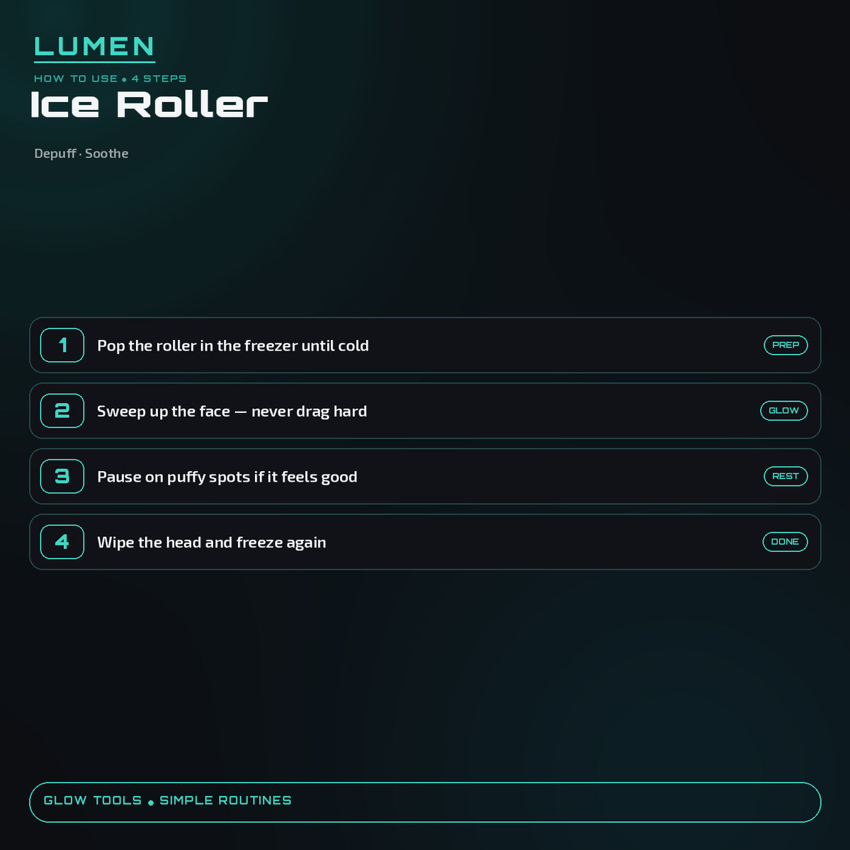 How to use Ice Face Roller
