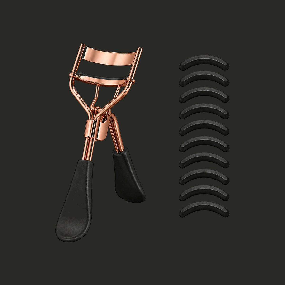 Soft-Touch Lash Curler, alternate angle showing full device