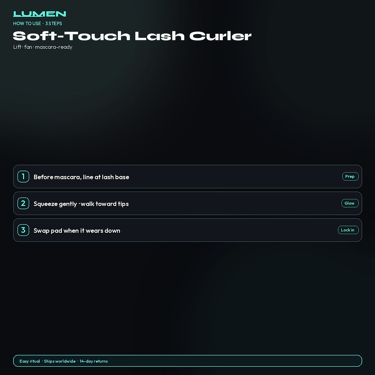 How to use Soft-Touch Lash Curler