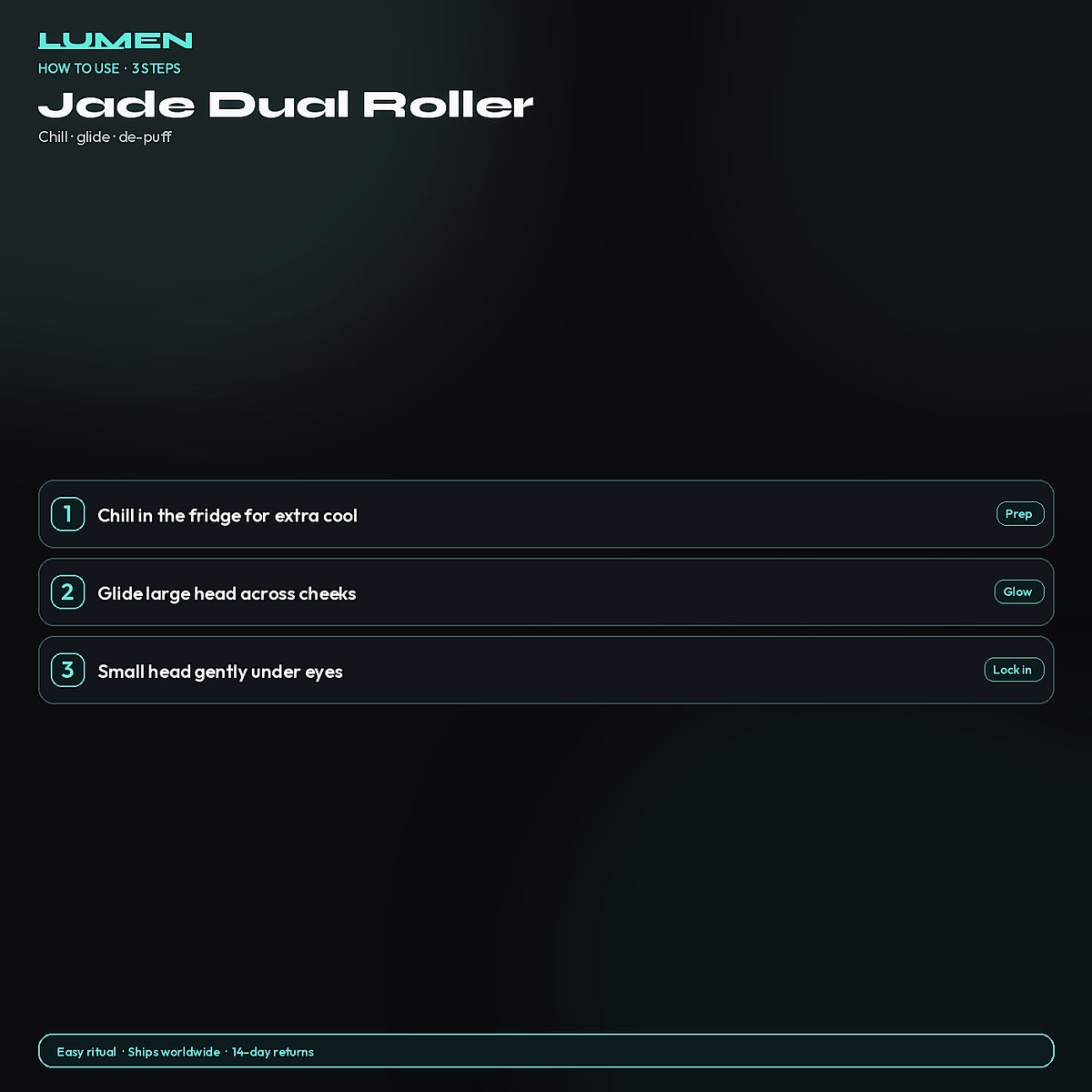 How to use Jade Dual Roller